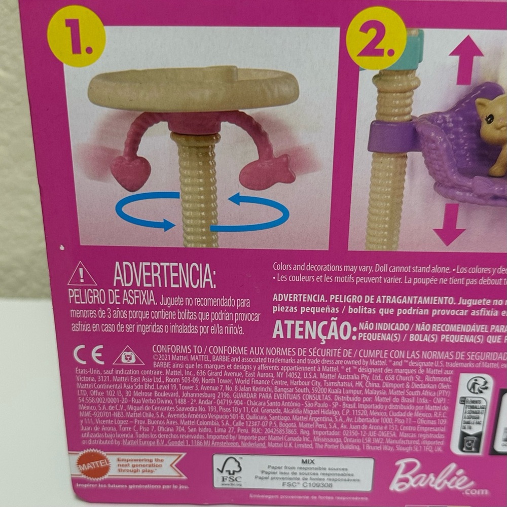 NEW IN BOX✨ Barbie Doll Kitty Condo Cat Kitten Playset 2021 - Picture 4 of 4